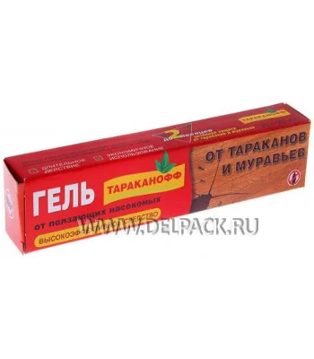 Гель от тараканов и муравьев (шприц 20мл) ТАРАКАНОФФ*