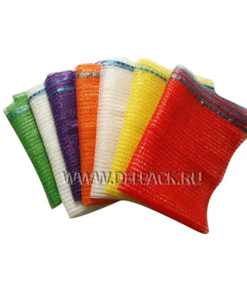 Сетки-мешки овощные 30х47 (до 9 кг) с завязками, с ручками