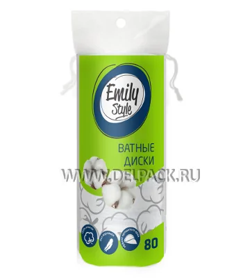 Ватные диски EMILY STYLE (пакет 80 шт) [1/35]