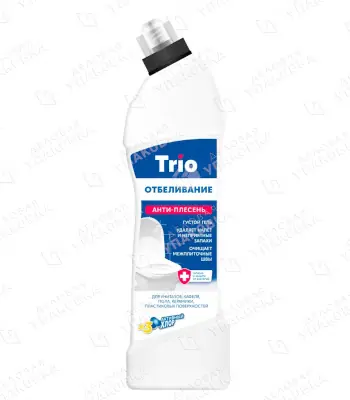 Моющее отбеливающее средство с содержанием хлора Trio-gel - 750 мл / PRO-BRITE 3010-075 [1/14]