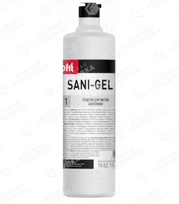 Ср-во для чистки сантехники Profit Sani-Gel - 1 л / PRO-BRITE 453-1 [1/10]