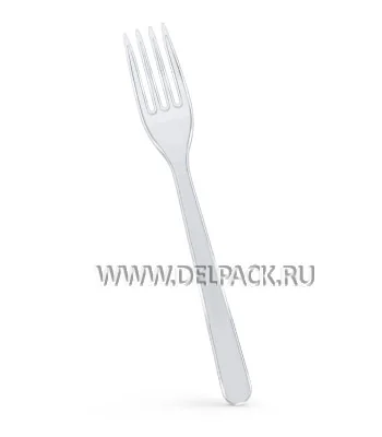 Вилка ПРЕМИУМ Прозрачная 401-571 (уп. 50 шт.) [1/50]