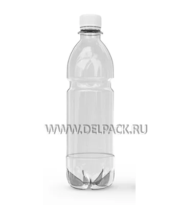 Бутылка 0,5 бесцветная 28 мм + пробка (уп. 117 шт)