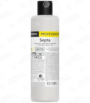 Дезинфицирующее средство SEPTA 1 л с дозатором / PRO-BRITE 101-1 [1/10]