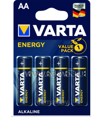 Батарейки VARTA ENERGY LR6 (AA) алкалин (блистер 4 шт)