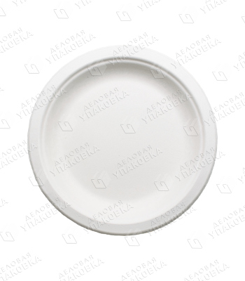 Тарелка круглая 180 мм Белая ЭКО [50/1200]