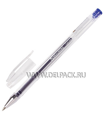 Ручка гелевая BRAUBERG JET 0,5мм Синяя 141019