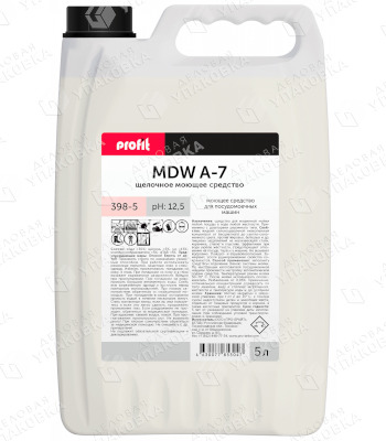 Моющее средство для посудомоечных машин MDW A-7 - 5л / PRO-BRITE 398-5 [1/4]