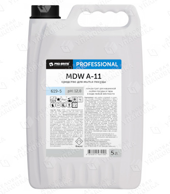 Концентрат для машинной мойки посуды и тары MDW A-11 5л / PRO-BRITE 619-5 [1/4]