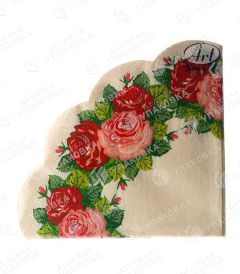 Венок в стиле Прованс с розами из бумаги