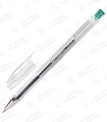 Ручка гелевая BRAUBERG JET 0,5мм Зеленая 141021