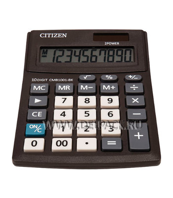 Калькулятор 10 разрядов SITIZEN CMB1001BK 250432