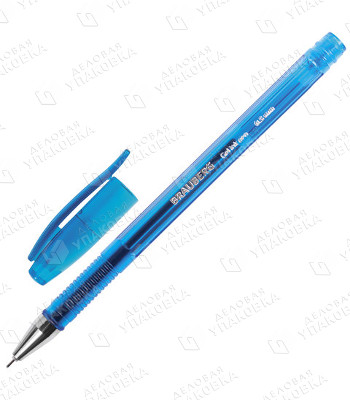 Ручка гелевая BRAUBERG INCOME 0,5мм Синяя 141516