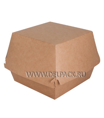 Коробка для гамбургера / КРАФТ 113/123x113/141x112 XL (уп. 55 шт) [1/4]