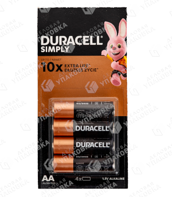 Батарейки DURACELL LR06 BL4х4 MN1500 (АА)