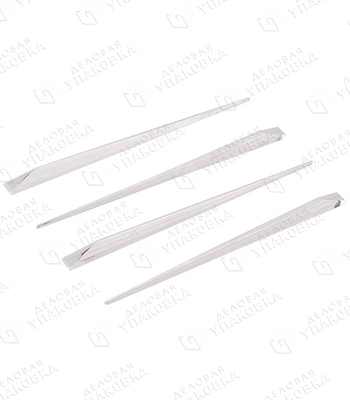 Пика ПРИЗМА прозрачная пластик 9см (уп. 500 шт) [1/35]