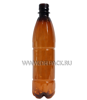 Бутылка 0,5 коричневая 28 мм + пробка (уп. 105 шт)