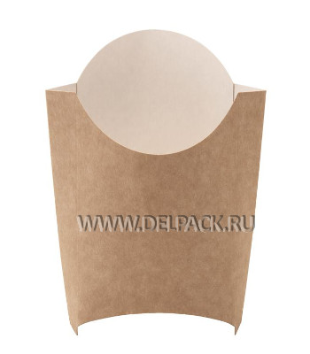 Коробка для картофеля фри L 132х120х54 (уп. 50 шт)