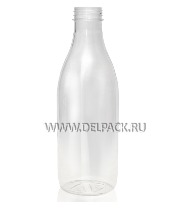 Бутылка 0,9 бесцветная 38 мм без пробки (уп. 90 шт)