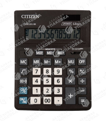 Калькулятор 12 разрядов SITIZEN CDB1201BK 250434
