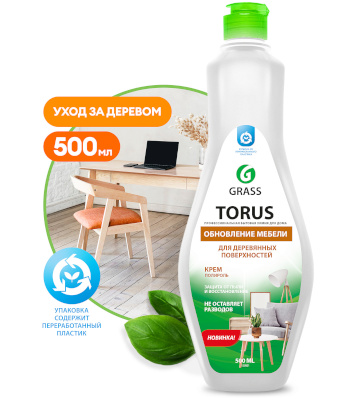 GRASS Очиститель - полироль для мебели TORUS CREAM - 500мл 125821 [1/8]